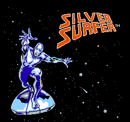 Silver Surfer title screen for NES